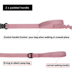 ICEFANG Tactical Dog Leash reflective nylon increases nighttime visibility.