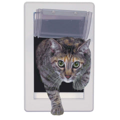 Ideal Pet Cat Door tamper-proof mounting keeps unit secure from outside tampering.