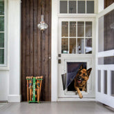 Ideal Pet Products Ruff-Weather door with telescoping frame boosts energy efficiency.