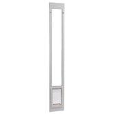 Ideal Pet Products patio door height adjustment offers a customizable fit for aluminum doors