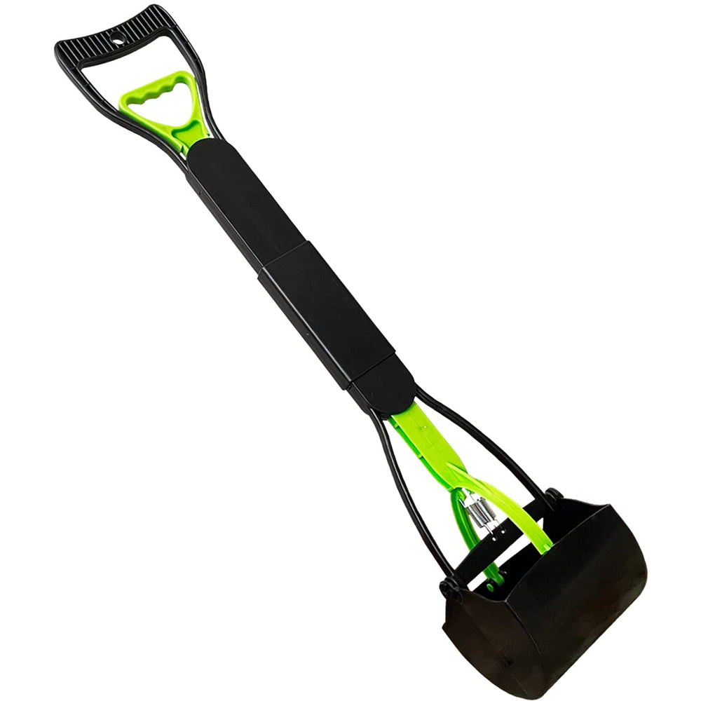 ienjoyed 28-inch pooper scooper extends reach for easy dog waste cleanup