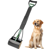 ienjoyed Pooper Scooper with long handle for standing cleanup and comfort.