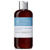 igroom deshedding shampoo bottle for easier detangling and smoother fur