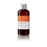 igroom Squeaky Clean dog shampoo bottle shows premium deep-clean formula for pets.