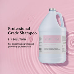 iGroom Tearless Facial Shampoo moisturizing blend helps restore natural skin moisture during baths.