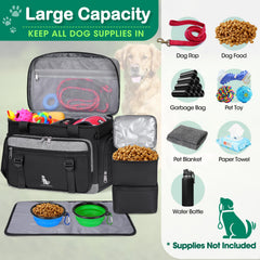 IGOLUMON pet placemat keeps feeding areas tidy during travel