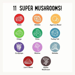 Close-up of iHeartDogs Hemp Mushroom Chews label highlighting ingredients