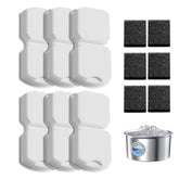 IHOUONE cat fountain filter 12-pack for clean, fresh water