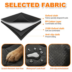 IJVAE anti-slip rubber backing keeps the cover steady in the trunk