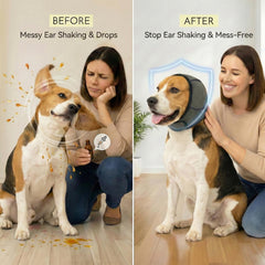 iKeep 360 wrap ear wrap with secure fit on medium dog