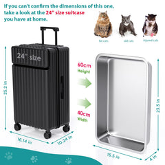 IKITCHEN non-slip rubber feet bottom stabilizes the box and protects floors