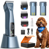 Oneisall Professional Dog Clippers β Dual Battery, 2-Speed, A5 Blade