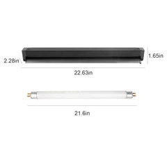 REPTI ZOO T5 HO UVB Lighting Combo Kit | Desert 10.0 UVB T5 Lamp (24W)