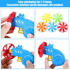 Sumind 18-Piece Interactive Cat Toy Set with Flying Propellers – Indoor Play (Blue Theme)