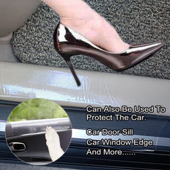 KEBE Door Scratch Protector - Clear Heavy Duty Shield (63 in x 7.9 in)