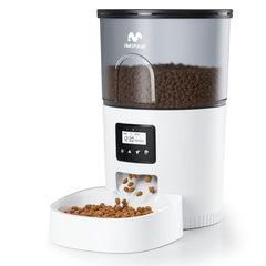 IMIPAW automatic cat feeder with desiccant bags keeps dry food fresh for longer