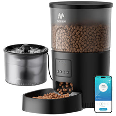IMIPAW feeder-water combo unit for convenient automatic meals and hydration.