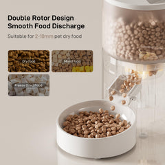 IMIPAW PET feeder with battery backup for meal delivery during outages