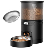 IMIPAW PET automatic cat feeder front view, showcasing 3L capacity for reliable daily meals.