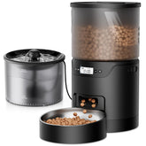 IMIPAW PET automatic feeder dispensing meals for portion control.