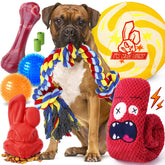 IMMADBUNY bunny-treat-toy for durable chewing and interactive play.