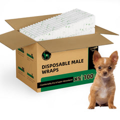 IMMCUTE dog diapers with belly band and wetness indicator for quick hygiene checks.