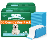 IMMCUTE XXL dog pee pad top view, ideal for training and fast absorption
