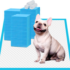 IMMCUTE Puppy Pee Pads pack shot shows a 150-count box for convenient training.