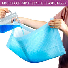 IMMCUTE pad features flash-dry technology that rapidly gels moisture