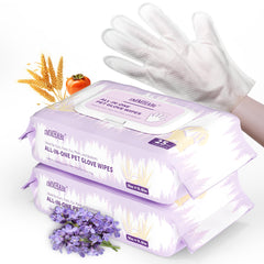 IMMHABI glove wipes clean paws and face for quick odor control.