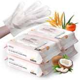 IMMHABI pet glove wipes gently clean paws and face for quick freshness after walks.