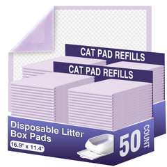 IMMCUTE cat pads 16.9 x 11.4-inch packaging shows easy replacement