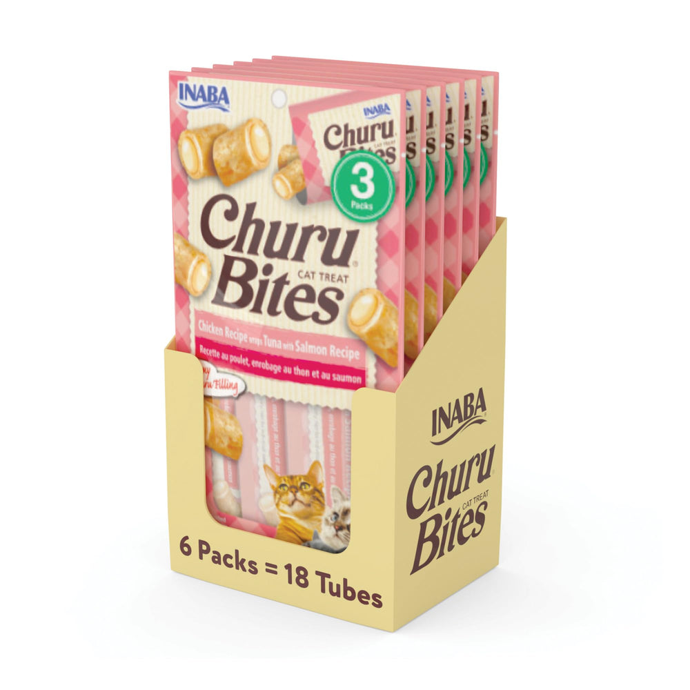 INABA Churu Bites pack-front view showing convenient tubes