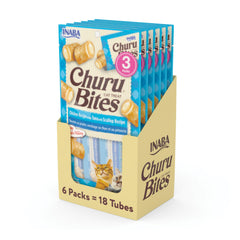 INABA Churu Bites tuna-scallop packaging close-up for easy shopping