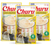 INABA Churu chicken-cheese tube with creamy texture enticing cats