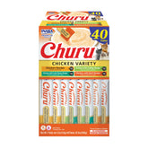 INABA Churu chicken tube close-up for easy hand feeding.