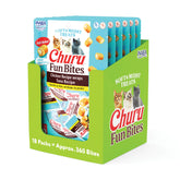 INABA Churu Fun Bites tuna packaging with convenient tetra portions for fresh snacking