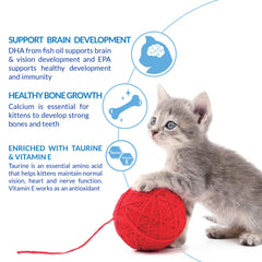 INABA Churu kitten with DHA for brain and vision support