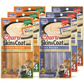 INABA Churu skin and coat tubes provide hydration-friendly cat treat.