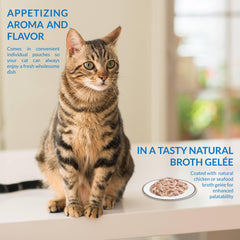 INABA Twin Pack tuna-broth-topper: enhances flavor for wet or dry food