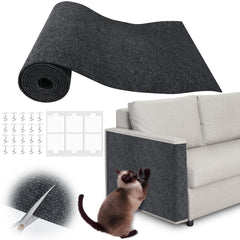 Inchoco couch protector with adhesive back shields furniture from cat claws