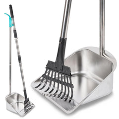 Indiedouker large-capacity tray reduces trips for large dogs during cleanup.