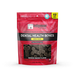 Indigenous Pet Dental Health Bones Mini in package for fresher breath.