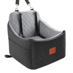 INDYBUD dog car seat with elevated view for a calmer ride