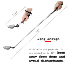 iNenya Dual-scoop design for dogs of all sizes and breeds.