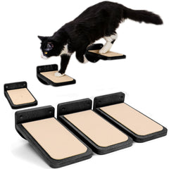 INICIO Cat Wall Steps 3-step set saves space while enabling safe vertical exploration.