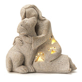 INLOMEM granite dog memorial sculpture offers a lasting keepsake to honor a beloved companion.