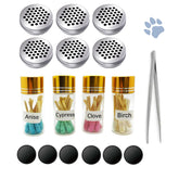 INNOYUMLIN dog scent tins set with magnets for indoor nosework training