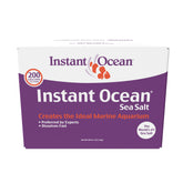 Instant Ocean sea salt bag label highlights marine aquarium formula and quality.