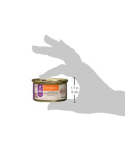 Instinct grain-free wet cat food being served, options for meals or toppers.